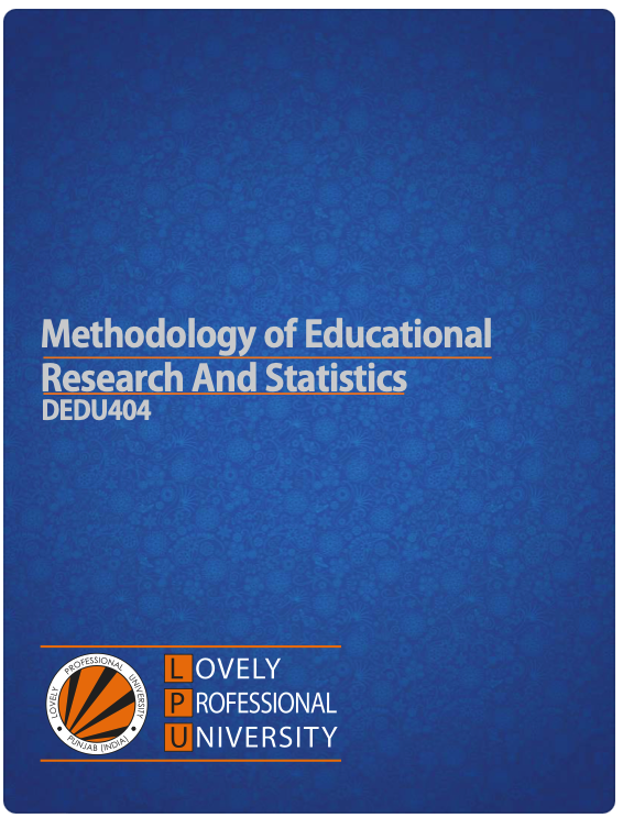 Cover of Methodology of Educational Research and Statistics