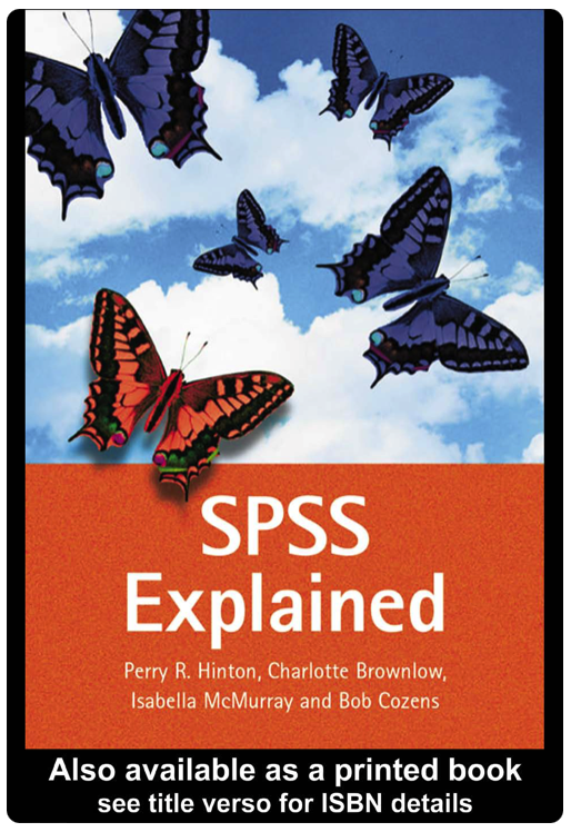 Cover of SPSS Explained